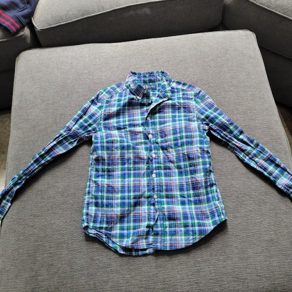 Polo Ralph Lauren Boy's Multicolor Cotton Slim-Fit Button Down Long Slee…